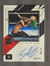 2022 Panini Impeccable WWE Indelible Ink #IN-SHZ Shotzi Autograph Auto /99