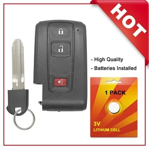 For 2004 2005 2006 2007 2008 2009 Toyota Prius Smart Remote Key Fob Silver Logo - Picture 1 of 2