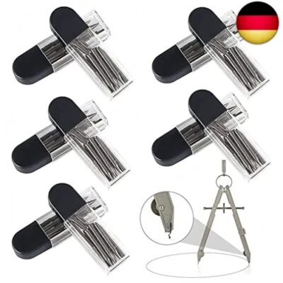 KETTION 100 Stück 2B Zirkelersatzminen Zirkel Ersatzminen, Zirkelminen 2mm Durchmesser,