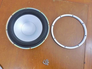 Polk Audio PSW10 10" Subwoofer Speaker Woofer Ring & Screws Tested Works Great! - Picture 1 of 5
