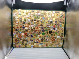 Vintage Shriners Pin collection On Corkboard - Picture 1 of 14
