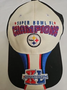 Pittsburgh Steelers Super Bowl XL Champions Adjustable NFL Hat Cap 2006 - Picture 1 of 8