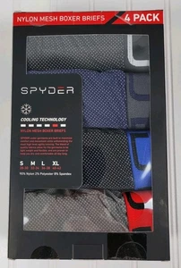 Spyder Boxershorts Herren Größe Lg 36-38 4er Pack Cooling Technology Nylon Mesh - Bild 1 von 6
