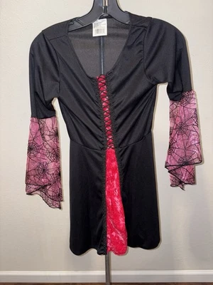 Vestido de Bruja Araña Disfraz de Halloween Juvenil Grande Juegos con disfraces Foto 1 de 4