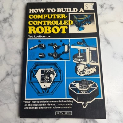 Hayden How to Build Computer-Controlled Robot 1978 Loofbourrow Rare - Image 1 of 4