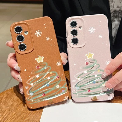 For Samsung A56 A36 A16 A17 A15 A55 A54 A53 Christmas Tree Shockproof Case Cover - Image 1 of 4