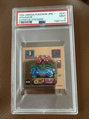 Venusaur #D41 1998 Pokemon Amada Super DX Bronze PSA 9 - Image 1 of 2