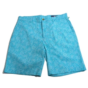 Vineyard Vines Herren Breaker Shorts Gr. 35 türkis Schildkrötenmuster Chino Stretch neu mit Etikett - Bild 1 von 10