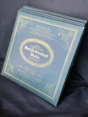 1958 Basic Library of the WORLD’S GREATEST MUSIC No. 1-5 Vinyl Album Set - Image 1 of 4