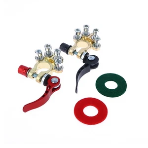 1 Pair 12V 24V Automotive Car Top Post Battery Terminals Wire Cable Clamp - Bild 1 von 10