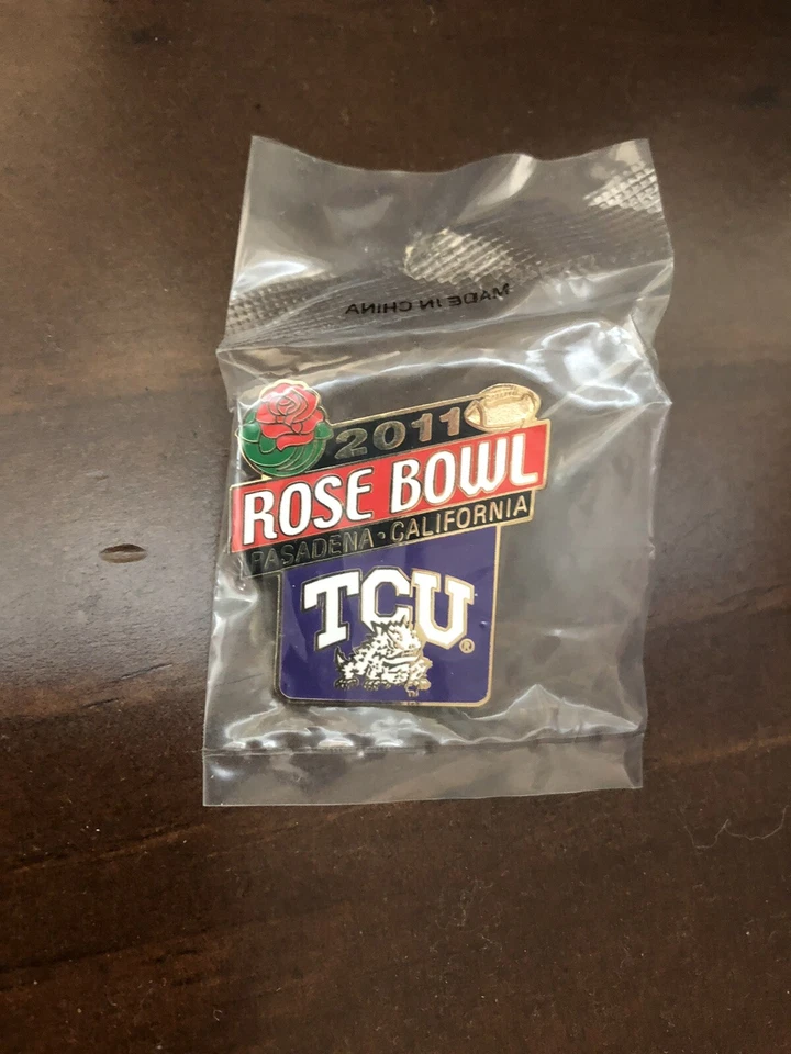 Official 2011 Rose Bowl Champions TCU Horned Frogs Collectible Pin - Image 1 of 1