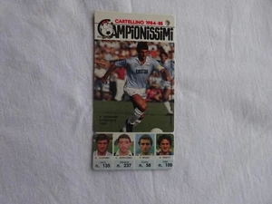 CARTELLINO 1984-85 - CAMPIONISSIMI - n. 135 - B. GIORDANO - - Foto 1 di 2