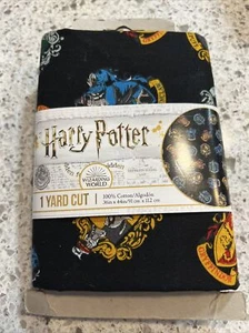 Harry Potter House Crest 1 Yard 36" x 44" Precut Cotton Fabric - Picture 1 of 3