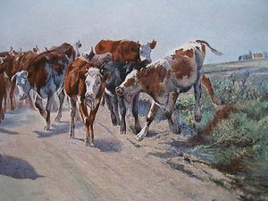 AYMAR PEZT 1846-1916. [1893] Impresión tipográfica, LLANURA DE VAUDANCOURT. ANTIGUO - Imagen 1 de 10