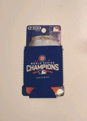 Chicago Cubs 2016 Wold Series Champions 12 Oz Can Cooler - Image 1 of 4