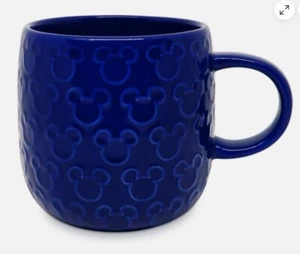 Disney's - Homestead kobaltblau Mickey Mouse erhabenes Symbol Becher schillernd - neu mit Etikett - Bild 1 von 1
