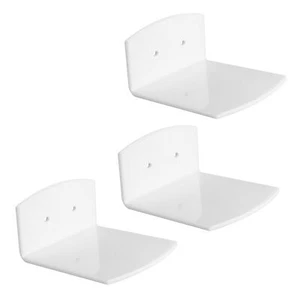 Acrylic Floating Shelves for Wall Decor White S4.62 F - Picture 1 of 5