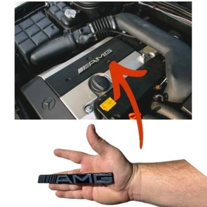 HWA2018170315 For Mercedes W202 For Amg C36  engine  Emblem Retro Style - Picture 1 of 14