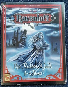 TSR AD&D 2nd Ed Ravenloft Van Richten's Guide to Ghosts # 9355 1992 New & Sealed - Picture 1 of 1