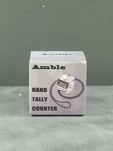 Amble Tally Clicker Counter, Metal Case Mechanical Clicker Digital Handheld Tall - Picture 1 of 3