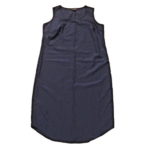 NUEVO Vestido de Verano Roaman's Talla Grande 16W Sin Mangas Azul Marino 100% Poliéster - Imagen 1 de 6