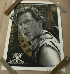 Army of Darkness Gold Variant Screenprint Poster Jeff Boyes xx/50 Skuzzles - Picture 1 of 7