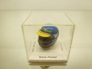 TSM MODEL HELMET RONNIE PETERSON 1978 TEAM LOTUS JPS - 1:8 - IN SHOW-CASE - 156 - Picture 1 of 6