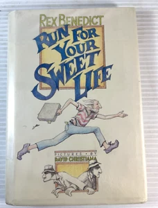 Run For Your Sweet Life by Rex Benedict Pictures by David Christiana 1986 1st Ed - Imagen 1 de 9
