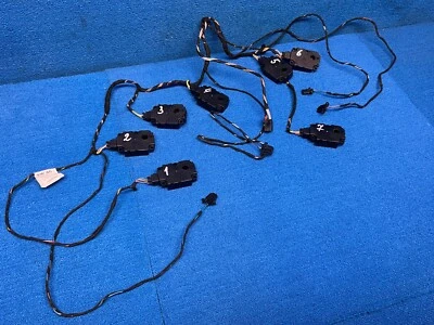 AUDI Q7 2017-2023 CLIMATIZACIÓN AIRE ACONDICIONADO CALEFACCIÓN ALETA ACCIONAMIENTO MOTOR ACTUADOR CONJUNTO DE 7 OEM Foto 1 de 4