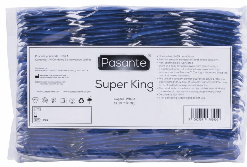 Pasante Super King Kondome - 144 Stück