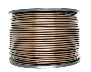 BROWN Vinyl Coated Wire Rope Cable, 1/8 - 3/16, 7x7: 50, 100, 250 and 500 ft - Picture 1 of 3