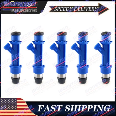 Juego de 5 inyectores de combustible de actualización de 8 orificios para 04-07 Chevrolet Colorado 3,5 L 3,7 L I5 Foto 1 de 4