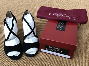 Tangoschuhe Tanzschuhe Nueva Epoca Gr. 8 (fällt kleiner aus) "Joy 6" schwarz - Bild 1 von 15