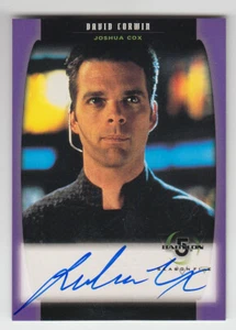 Skybox Babylon 1998 5 B5 Joshua Cox David Corwin #A22 autógrafo automático - Imagen 1 de 1