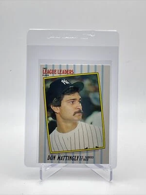 Tarjeta de béisbol 1987 Fleer League Leaders Don Mattingly #28 como nueva envío gratuito Foto 1 de 3