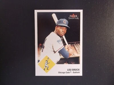 2003 Fleer Tradition Lou Brock Card # 71 - Image 1 of 2