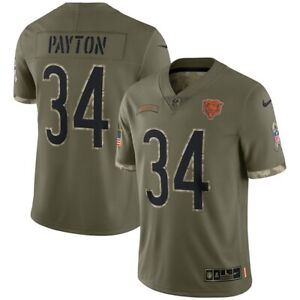 Chicago Bears Walter Payton Jersey Men's Size Medium Nike Salute To Service 2022