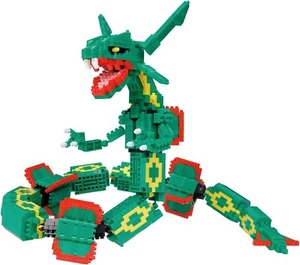 Kawada nanoblock NBPM_074 Pokemon Rayquaza Extreme DX 1790pcs New from Japan - Picture 1 of 6