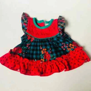 Matilda Jane Puppenkleidung Kleid Urlaub Weihnachten passt 18" Shabby Tunika - Bild 1 von 1