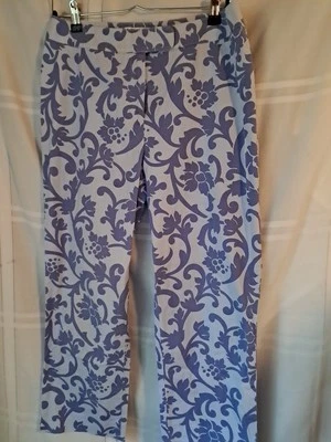 Calça David Brooks tamanho 8 azul roxa.  A8 - Imagem 1 de 4