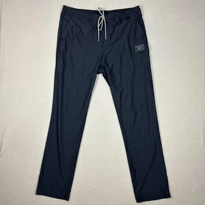 Anetik Mens Size 34 Roam Tech Pants Black Knit Stretch Comfort Performance Chino - Picture 1 of 5