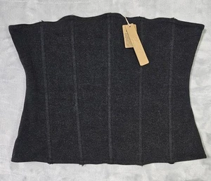 Skims Outdoor Corset Top Size XL XLarge Boned Washed Onyx Kim Kardashian - Picture 1 of 7