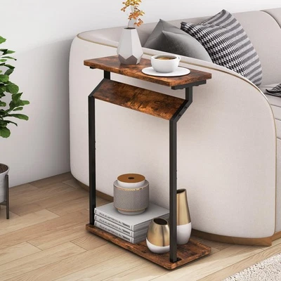 Narrow Side Table for Small Spaces, End Table for Couch, Slim Couch Tray Tabl... - Image 1 of 4