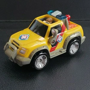 MATCHBOX 6" Beach Patrol Rescue Net Motorized Toy Truck Light/Sound TESTED - Picture 1 of 5