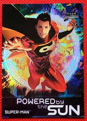 2025 Fleer Brilliants Superman Powered by the Sun Black Foil SP! Super-Man #PS10 - Image 1 of 2