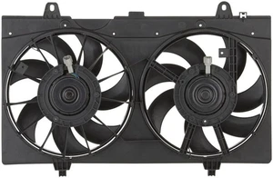 Radiator Condenser Fan Assembly For 07-12 Nissan Sentra 2.0L Lifetime Warranty - Picture 1 of 7