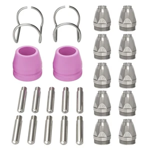 Plasmaschneider-Set 24-teilig inkl. Düsen und Führungen für AG60 für SG55 - Picture 1 of 11