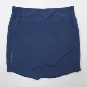 Coolibar Skort Womens Large Navy Pisa Travel UPF 50+ Sun Protection Pockets - Picture 1 of 13