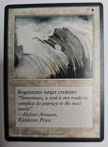 MTG Magic The Gathering Card Death Ward Instant White Ice Age 1995 - Picture 1 of 2
