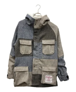Harris Tweed × KMK wool jacket Size: L Men Gray - Picture 1 of 5